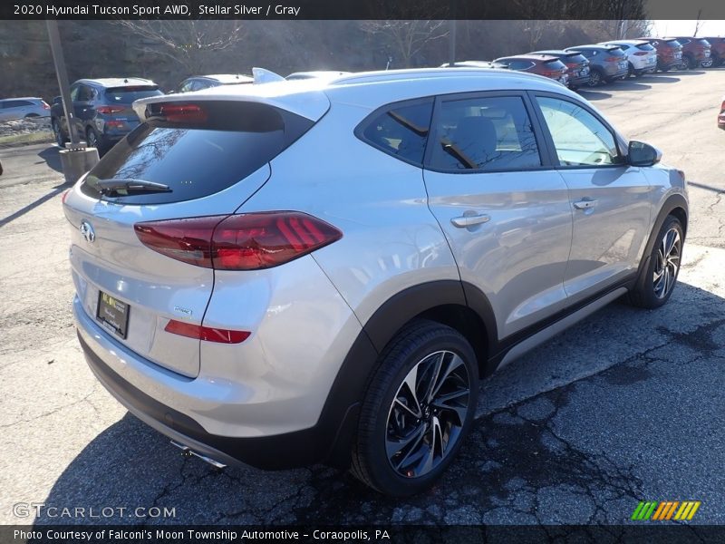 Stellar Silver / Gray 2020 Hyundai Tucson Sport AWD