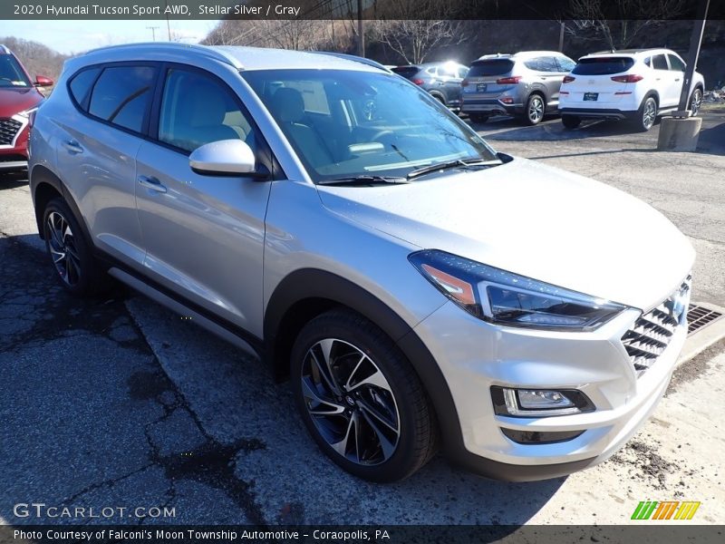 Stellar Silver / Gray 2020 Hyundai Tucson Sport AWD