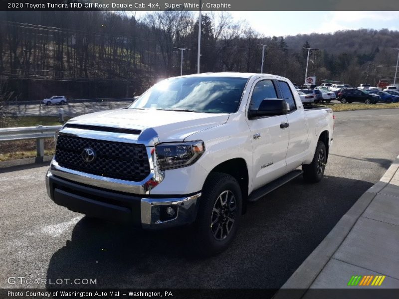 Super White / Graphite 2020 Toyota Tundra TRD Off Road Double Cab 4x4