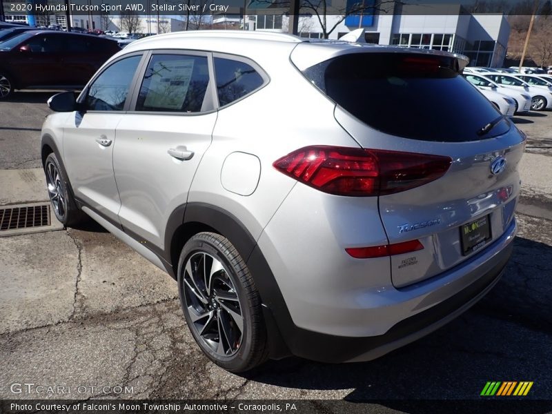 Stellar Silver / Gray 2020 Hyundai Tucson Sport AWD