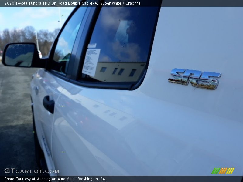Super White / Graphite 2020 Toyota Tundra TRD Off Road Double Cab 4x4