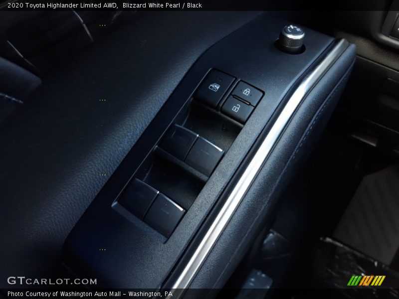 Blizzard White Pearl / Black 2020 Toyota Highlander Limited AWD