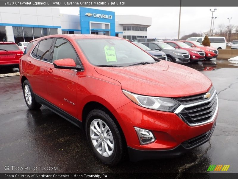 Cayenne Orange Metallic / Jet Black 2020 Chevrolet Equinox LT AWD