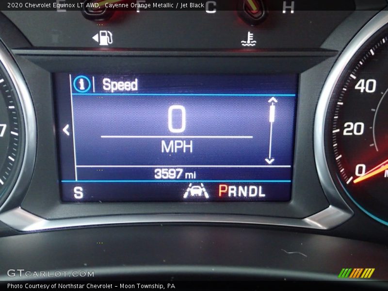 Cayenne Orange Metallic / Jet Black 2020 Chevrolet Equinox LT AWD