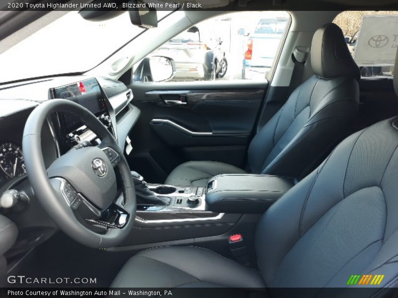 Blizzard White Pearl / Black 2020 Toyota Highlander Limited AWD