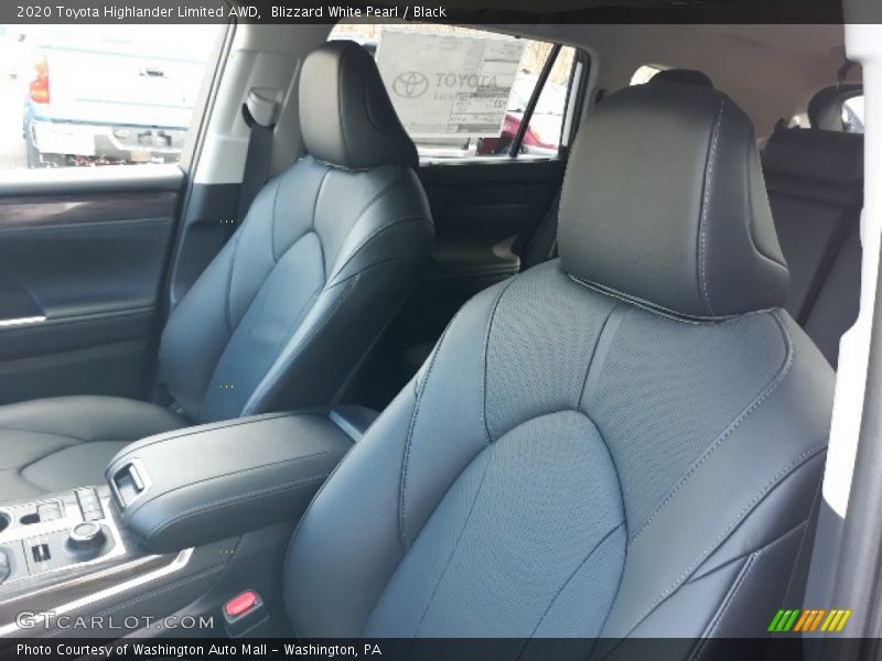 Blizzard White Pearl / Black 2020 Toyota Highlander Limited AWD