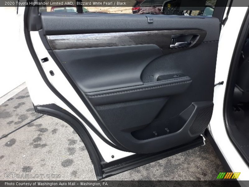 Blizzard White Pearl / Black 2020 Toyota Highlander Limited AWD