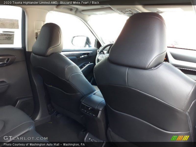 Blizzard White Pearl / Black 2020 Toyota Highlander Limited AWD