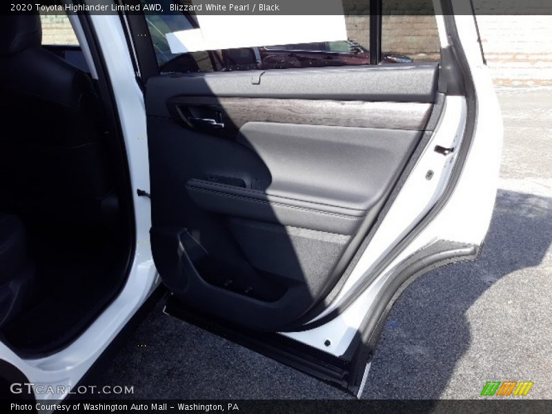 Blizzard White Pearl / Black 2020 Toyota Highlander Limited AWD