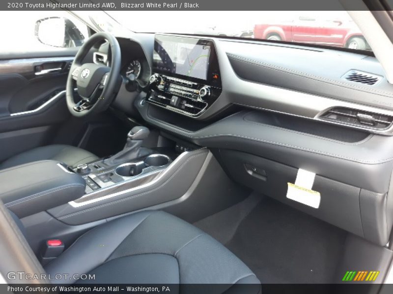Blizzard White Pearl / Black 2020 Toyota Highlander Limited AWD
