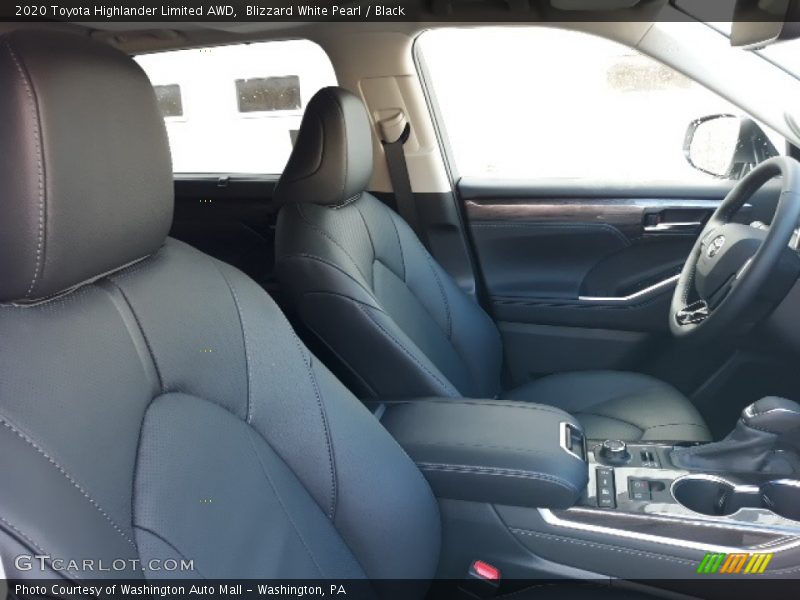 Blizzard White Pearl / Black 2020 Toyota Highlander Limited AWD