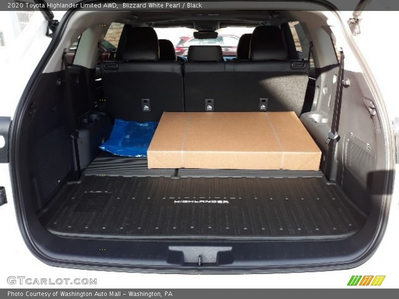 Blizzard White Pearl / Black 2020 Toyota Highlander Limited AWD