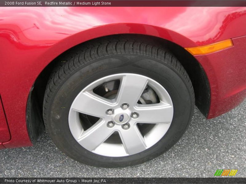 Redfire Metallic / Medium Light Stone 2008 Ford Fusion SE
