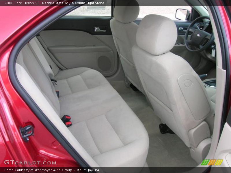 Redfire Metallic / Medium Light Stone 2008 Ford Fusion SE