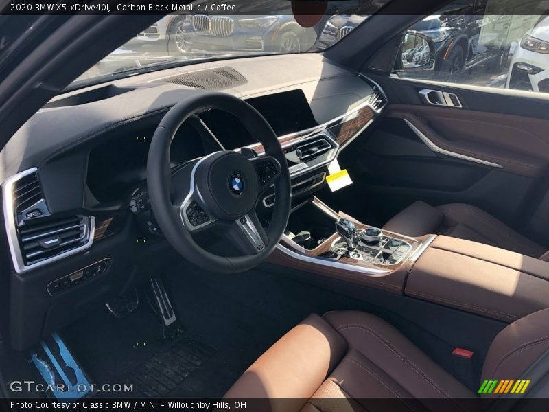 Carbon Black Metallic / Coffee 2020 BMW X5 xDrive40i