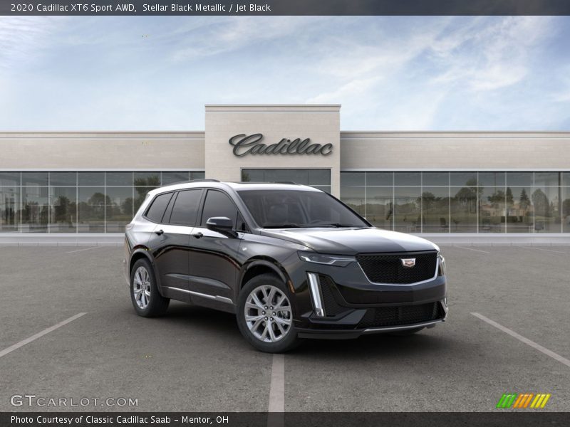 Stellar Black Metallic / Jet Black 2020 Cadillac XT6 Sport AWD