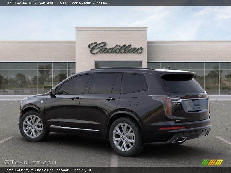 Stellar Black Metallic / Jet Black 2020 Cadillac XT6 Sport AWD