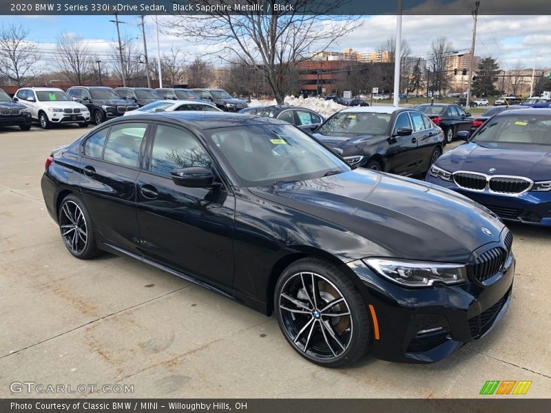Black Sapphire Metallic / Black 2020 BMW 3 Series 330i xDrive Sedan