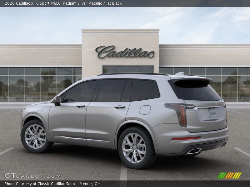 Radiant Silver Metallic / Jet Black 2020 Cadillac XT6 Sport AWD