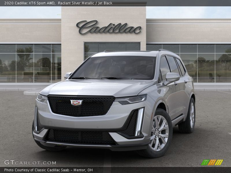 Radiant Silver Metallic / Jet Black 2020 Cadillac XT6 Sport AWD