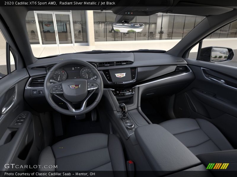Radiant Silver Metallic / Jet Black 2020 Cadillac XT6 Sport AWD