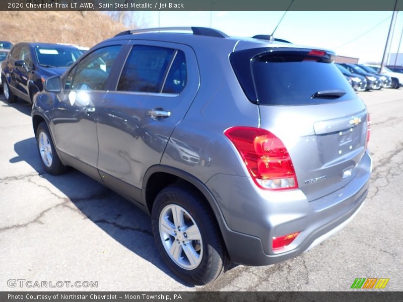 Satin Steel Metallic / Jet Black 2020 Chevrolet Trax LT AWD