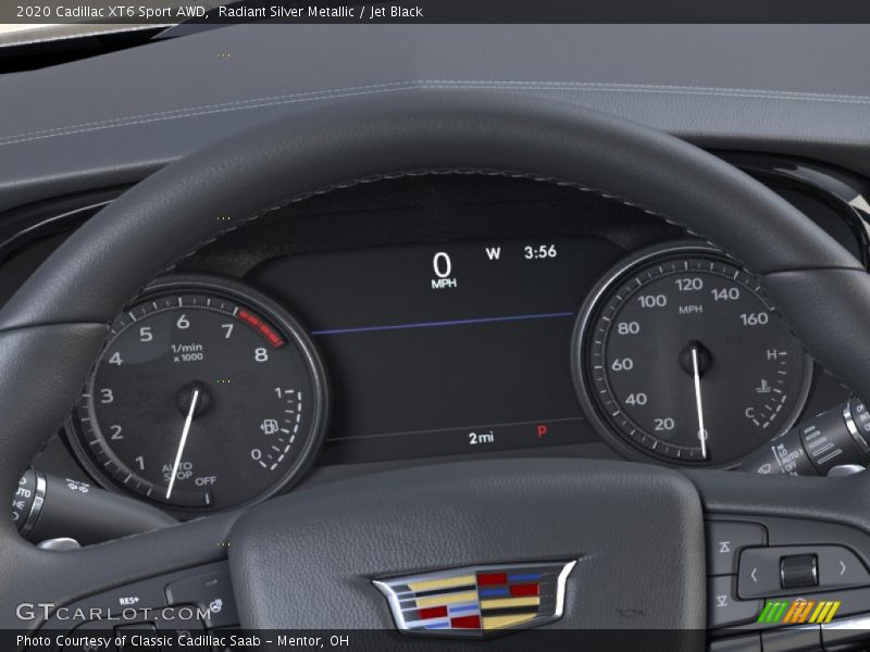 Radiant Silver Metallic / Jet Black 2020 Cadillac XT6 Sport AWD