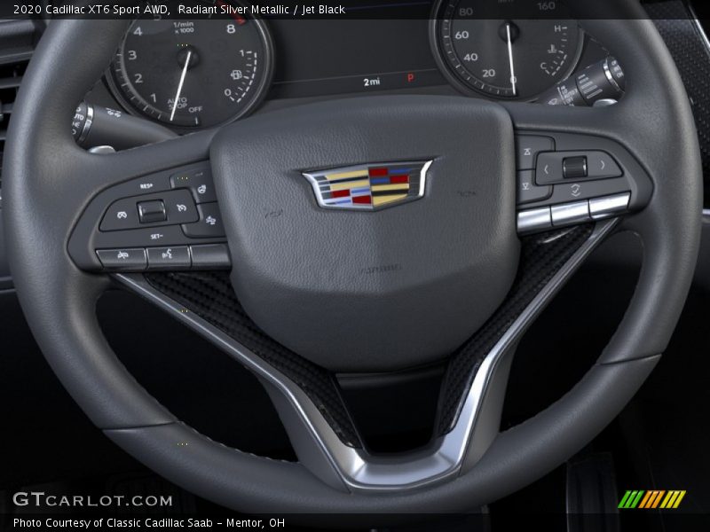 Radiant Silver Metallic / Jet Black 2020 Cadillac XT6 Sport AWD