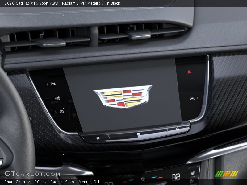 Radiant Silver Metallic / Jet Black 2020 Cadillac XT6 Sport AWD