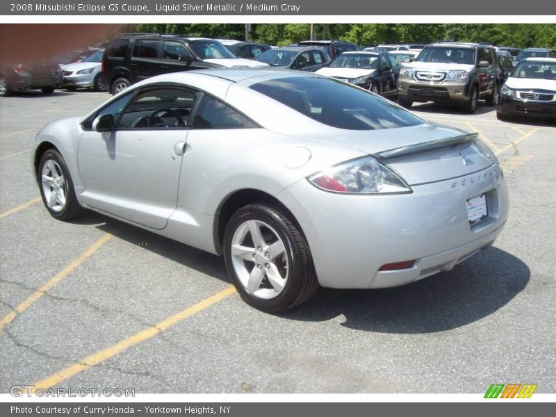 Liquid Silver Metallic / Medium Gray 2008 Mitsubishi Eclipse GS Coupe