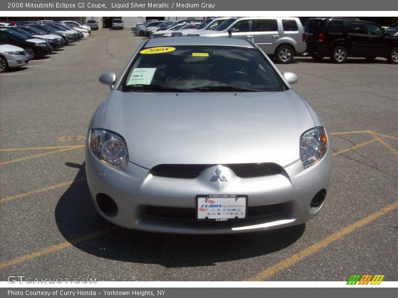 Liquid Silver Metallic / Medium Gray 2008 Mitsubishi Eclipse GS Coupe