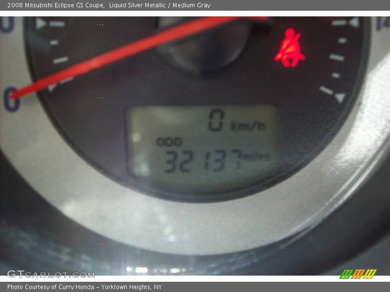 Liquid Silver Metallic / Medium Gray 2008 Mitsubishi Eclipse GS Coupe
