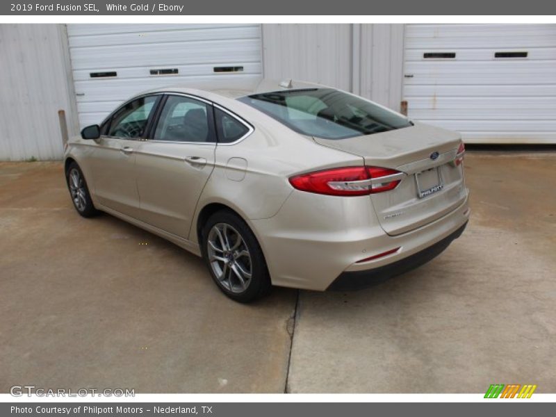 White Gold / Ebony 2019 Ford Fusion SEL