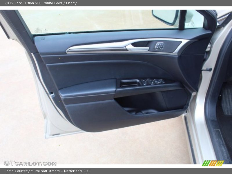 White Gold / Ebony 2019 Ford Fusion SEL