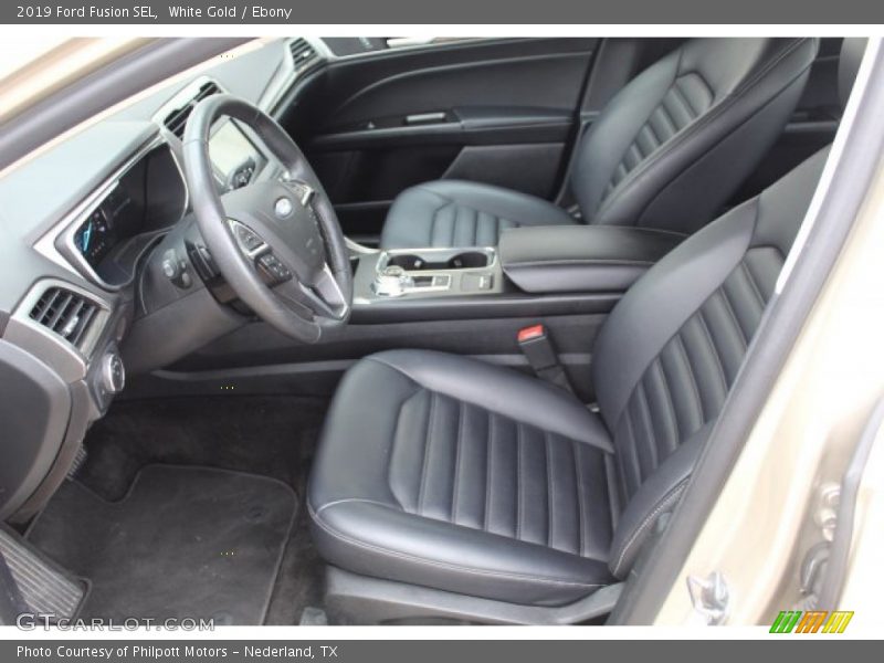 White Gold / Ebony 2019 Ford Fusion SEL