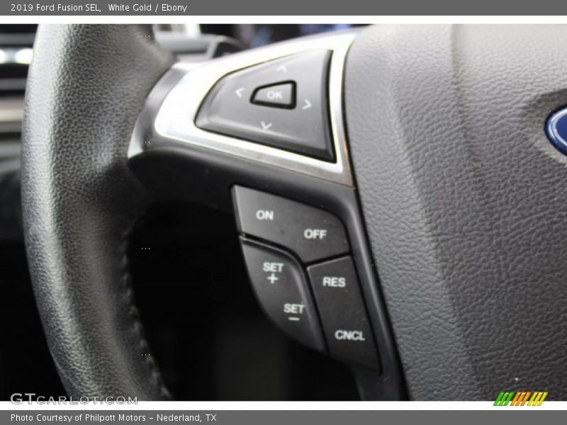 White Gold / Ebony 2019 Ford Fusion SEL