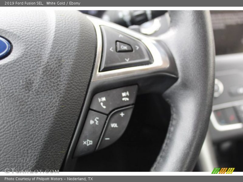 White Gold / Ebony 2019 Ford Fusion SEL