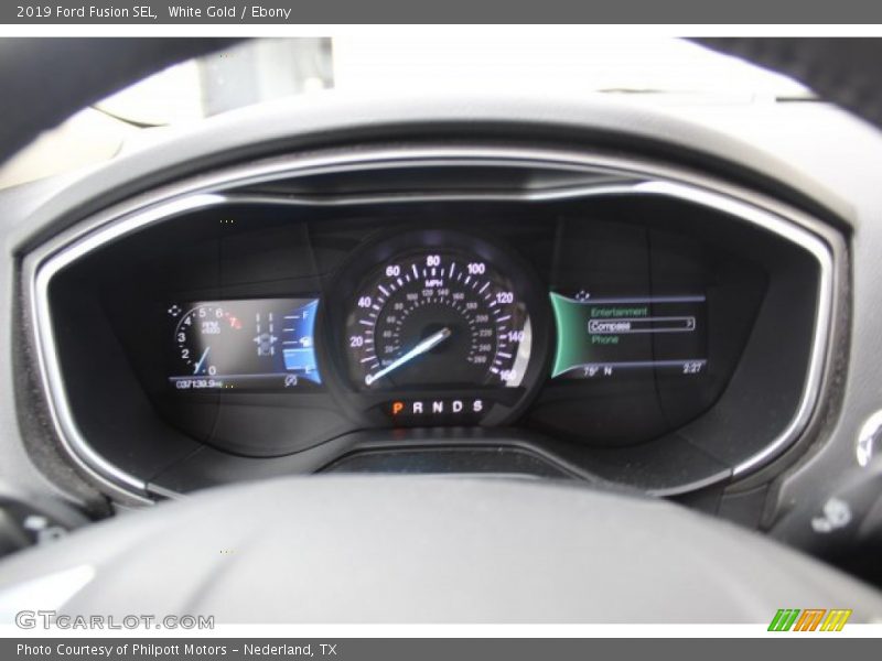 White Gold / Ebony 2019 Ford Fusion SEL