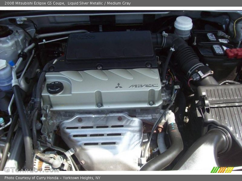 Liquid Silver Metallic / Medium Gray 2008 Mitsubishi Eclipse GS Coupe