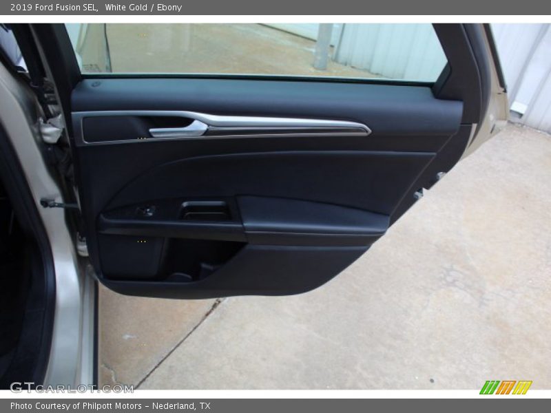 White Gold / Ebony 2019 Ford Fusion SEL