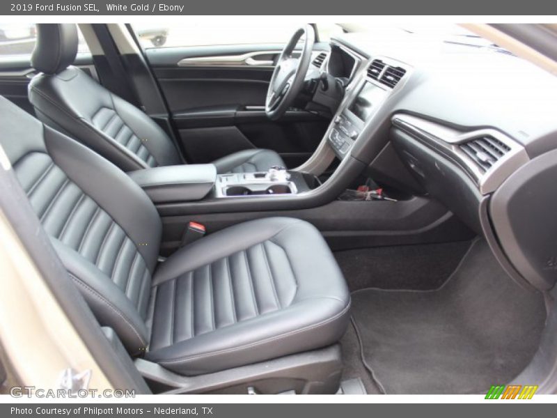 White Gold / Ebony 2019 Ford Fusion SEL