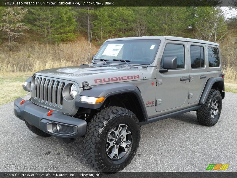 Sting-Gray / Black 2020 Jeep Wrangler Unlimited Rubicon 4x4