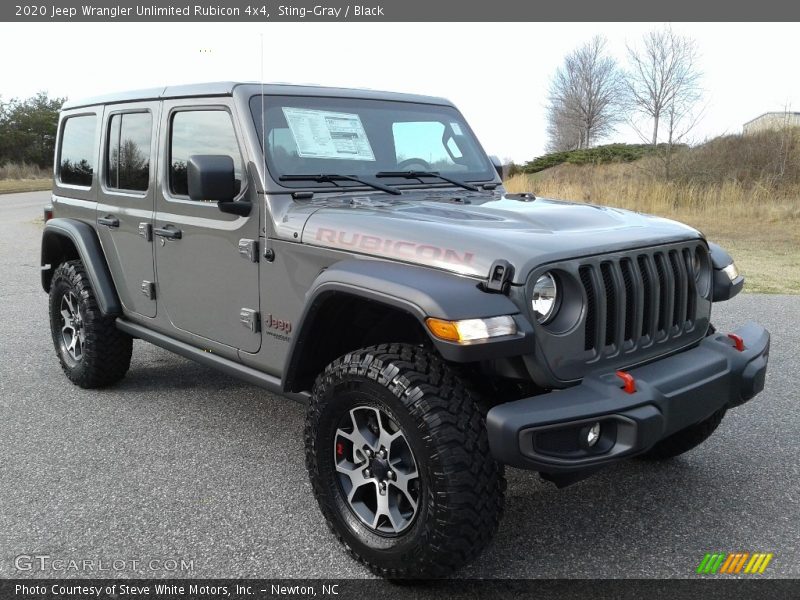 Sting-Gray / Black 2020 Jeep Wrangler Unlimited Rubicon 4x4