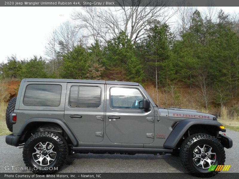 Sting-Gray / Black 2020 Jeep Wrangler Unlimited Rubicon 4x4