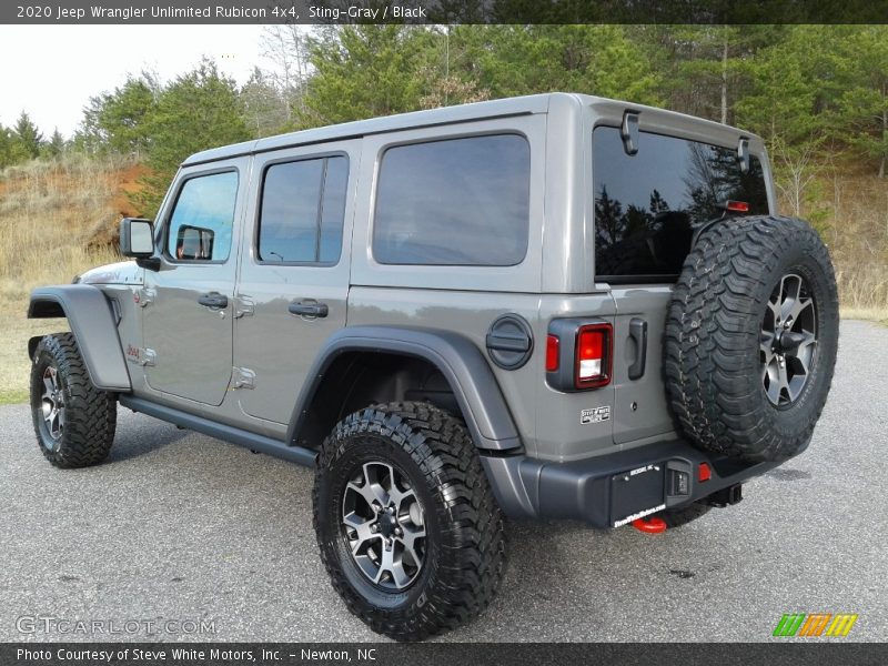 Sting-Gray / Black 2020 Jeep Wrangler Unlimited Rubicon 4x4