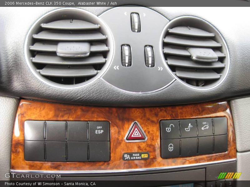 Alabaster White / Ash 2006 Mercedes-Benz CLK 350 Coupe