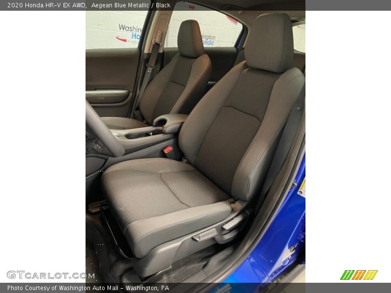 Aegean Blue Metallic / Black 2020 Honda HR-V EX AWD