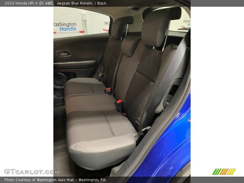 Aegean Blue Metallic / Black 2020 Honda HR-V EX AWD
