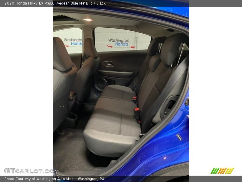Aegean Blue Metallic / Black 2020 Honda HR-V EX AWD