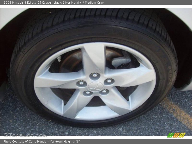 Liquid Silver Metallic / Medium Gray 2008 Mitsubishi Eclipse GS Coupe
